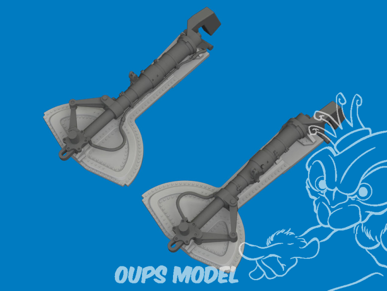 Eduard kit d'amelioration brassin print 632214 Jambes train d'atterrissage Messerschmitt Bf 109G Revell 1/32