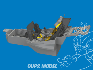 Eduard kit d'amelioration avion brassin Print 6481166 Cockpit F-35C Tamiya 1/48