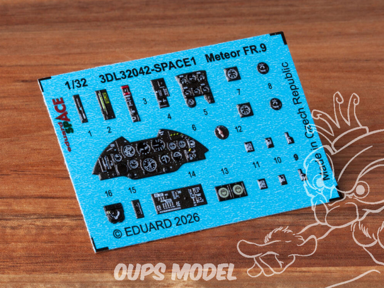 Eduard Space décalques 3D 3DL32042 Meteor FR.9 Revell 1/32