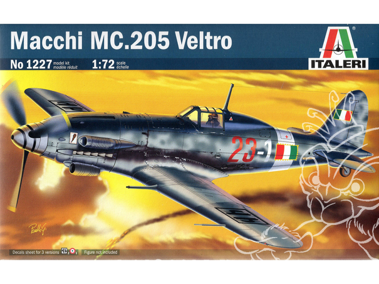 italeri maquette avion 1227 MC 205 Veltro 1/72