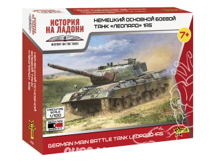 Zvezda maquette militaire 7432 German MBT Leopard 1A5 Assemblage sans colle 1/100