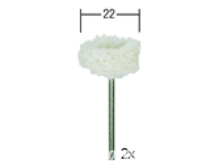 Proxxon outillage 28297 2 Disques en coton 22mm