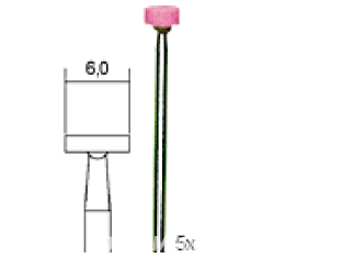 Proxxon outillage 28776 5 meules en corindon disque 6mm