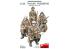 Mini Art maquette militaire 53045 Fantassins américains assis sur char HIVER 1944-45 1/35