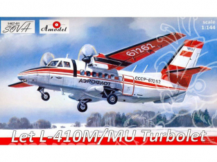 Amodel maquettes avion 1467-2 Let L-410MA/MU TURBOLET SLOVAQUIE ALLEMAGNE 1/144