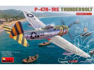 Mini Art maquette avion 48062 P-47N-1RE THUNDERBOLT ADVANCED KIT 1/48