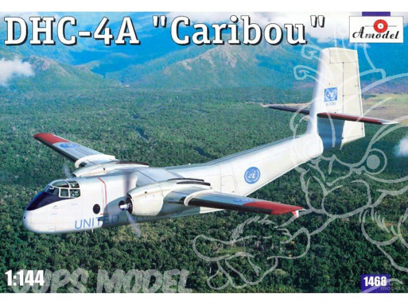 Amodel maquettes avion 1468 DHC-4A CARIBOU 1/144