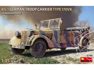 Mini Art maquette militaire 35486 Kfz.1 Transport de troupes allemand Type 170VK 1/35