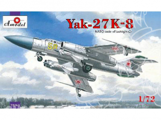 Amodel maquettes avion 72263 YAKOVLEV YAK - 27K - 8 INTERCEPTEUR 1/72