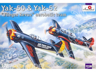 Amodel maquettes avion 72179 YAK-50 & YAK-52 FLIEGER REVUE PATROUILLE ACROBATIQUE 1/72