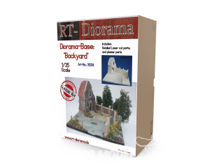 RT-Diorama 35214K Socle de diorama Jardin Céramique 1/35