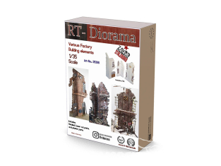 RT-Diorama 35306K Éléments divers de construction d'usine Céramique 1/35