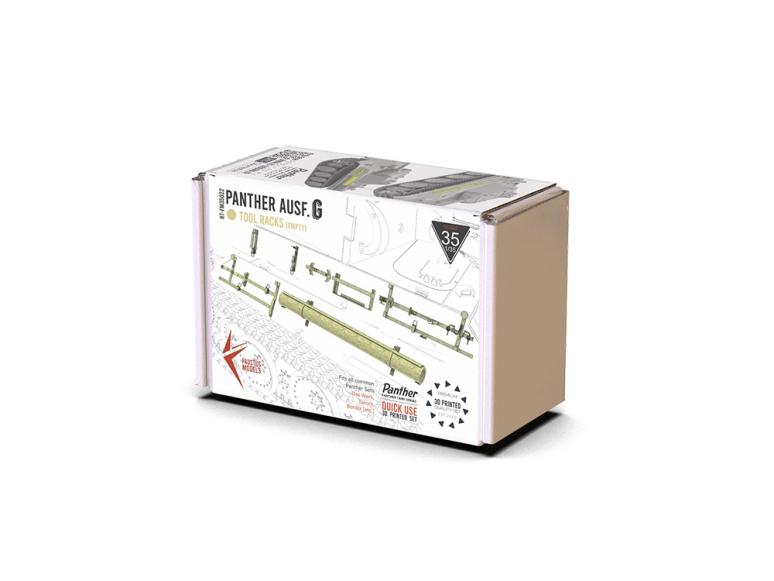 RT-Diorama FM35022 Porte-outils Panther Ausf.G ouverts 1/35