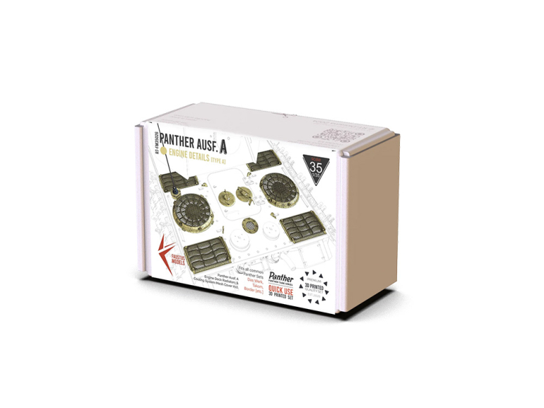 RT-Diorama FM35026 Détails du moteur Panther A Type A 1/35
