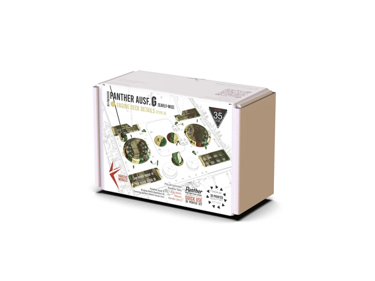 RT-Diorama FM35028 Détails du moteur Panther G début et milieu de production de Type A 1/35