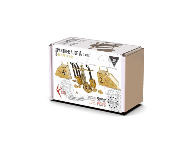 RT-Diorama FM35046 Détails arrière du Panther A Version tardive 1/35