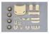 Hobby Design kit d'amélioration voiture HD03-0538 Set details Spoon Honda Civic EK9 Fujimi 1/24
