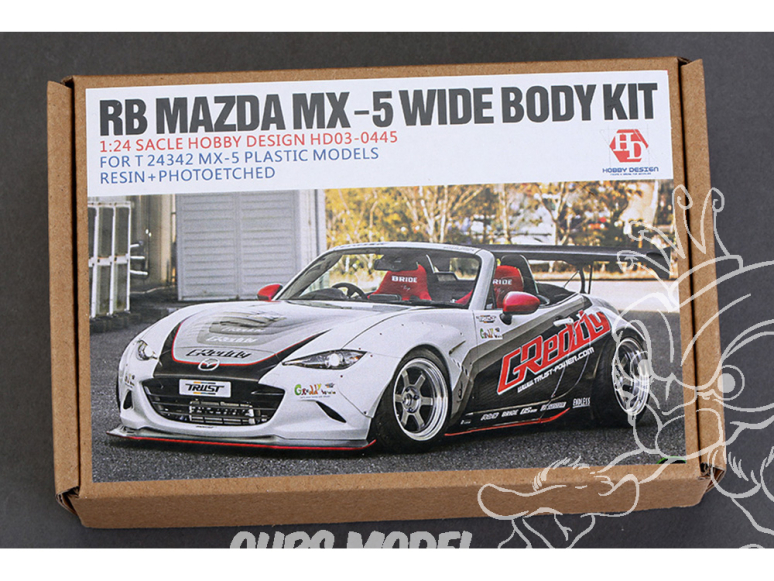 Hobby Design kit d'amélioration voiture HD03-0445 Set details RB Mazda MX-5 Widebody kit Tamiya 1/24