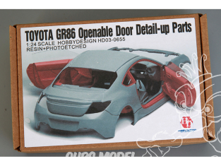 Hobby Design kit d'amélioration voiture HD03-0655 Set details Toyota GR86 portes ouverte kit Tamiya1/24