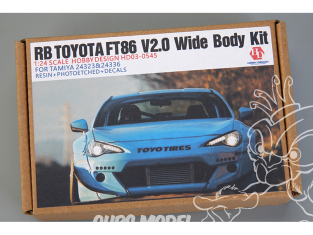 Hobby Design kit d'amélioration voiture HD03-0545 RB Toyota FT86 V2.0 Widebody kit Tamiya 1/24