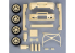 Hobby Design kit d'amélioration voiture HD03-0669 Detail-Up Nissan C-West R34 kit Tamiya 1/24