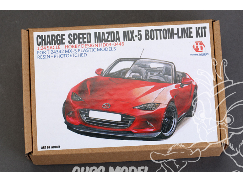 Hobby Design kit d'amélioration voiture HD03-0446 Charge Speed Mazda MX-5 Bottom-Line kit Tamiya 1/24