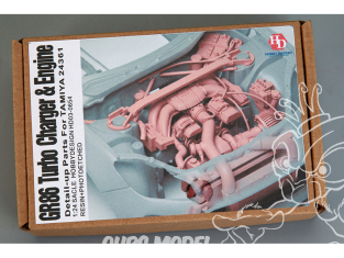 Hobby Design kit d'amélioration voiture HD03-0654 Moteur GR86 Turbo kit Tamiya 1/24