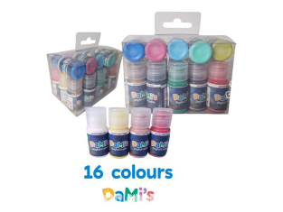 Dami's 11959 Set de peintures acrylique complet 17 x 10ml