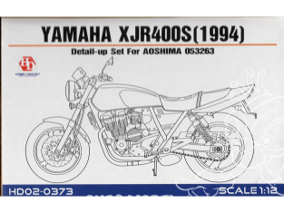 Hobby Design kit d'amélioration moto HD02-0373 Detail-Up Yamaha XJR400S de 1994 kit Aoshima 1/12