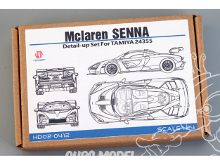 Hobby Design kit d'amélioration voiture HD02-0412 Detail-Up McLaren Senna kit Tamiya 1/24
