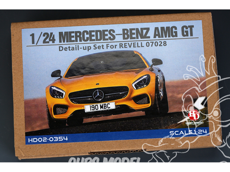 Hobby Design kit d'amélioration voiture HD02-0354 Detail-Up Mercedes-Benz AMG Gt kit Revell 1/24
