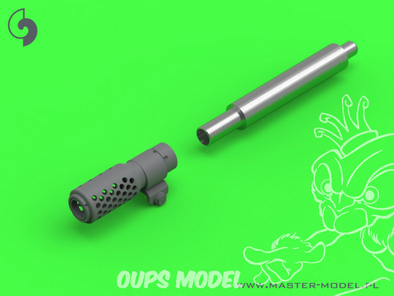 Master Model GM-35-098 Canon pour Pak 97/38 de 7,5 cm Allemand kits Italeri et Dragon 1/35