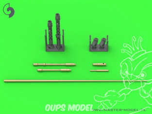 Master Model GM-16-009 PzKpfw I Canons et antenne MG-13K pour kit Takom 1/16