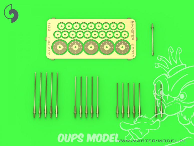 Master Model AM-32-135 Fw 190 A6-A7/R11 Nightfighter FuG217 Antenne Neptune 1/32