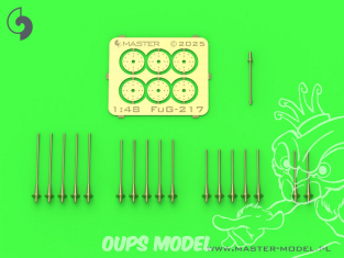 Master Model AM-48-182 Fw 190 A6-A7/R11 Nightfighter Antennes FuG217 Neptun 1/48
