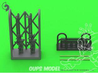 Master Model AM-72-170 Mitrailleuse allemande Spandau LMG 08/15 WWI levier d'armement long pièces en résine 3D et laiton 1/72