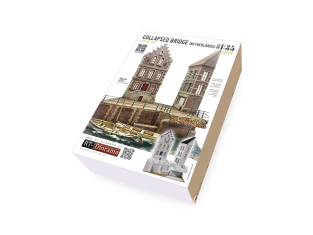 RT-Diorama 35056K Base diorama Pont effondré aux Pays-Bas Céramique 1/35