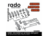 Rado miniatures accessoire RDM35S52 Sd.Kfz.234 Set d'outils et accessoires 1/35