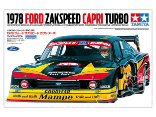 TAMIYA maquette voiture 24376 1978 FORD ZAKSPEED CAPRI TURBO 1/24