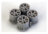 Hobby fJantes HD03-0674 18' BBS FI-R ecrou central 1/24
