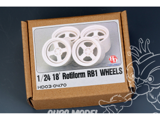 HobbyDesign Jantes HD03-0470 Rotiform 18' RB1 1/24