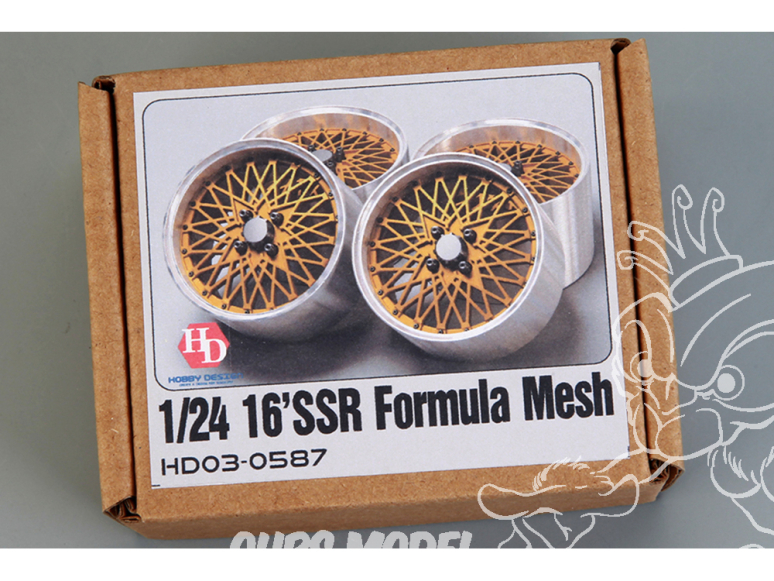 HobbyDesign Jantes HD03-0587 SSR Formula Mesh 16' 1/24