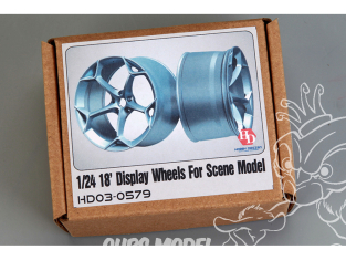 HobbyDesign Jantes HD03-0579 Jantes de 184 pour poser dans diorama 1/24
