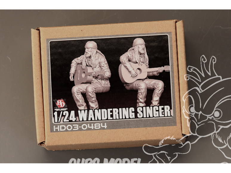 Hobby figurine HD03-0484 Chanteur errant 1/24