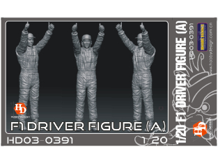 Hobby figurine HD03-0391 Pilote de F1 1/20