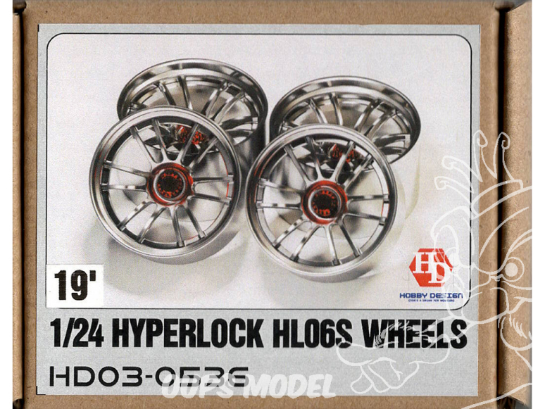HobbyDesign Jantes HD03-0536 Hyperlock HL06S 19' 1/24