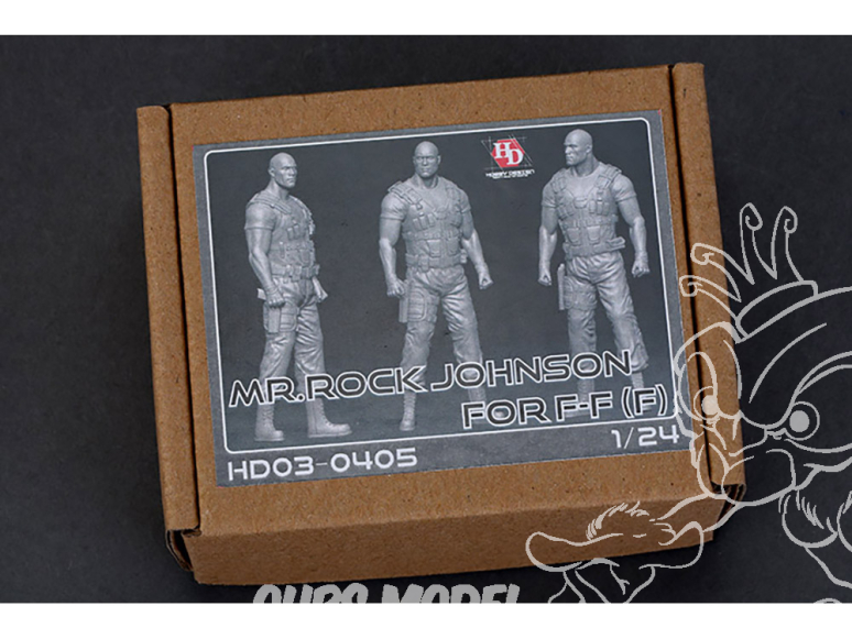 Hobby figurine HD03-0405 Mr Rock Johnson Pour F.F 1/24