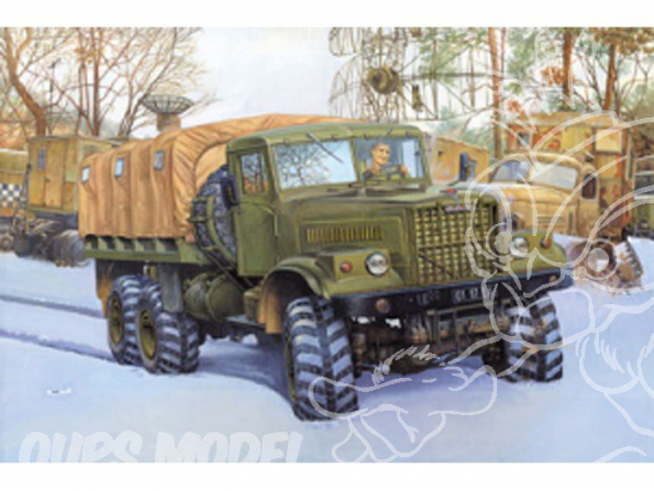 Roden maquette militaire 805 CAMION SOVIETIQUE KrAZ-255 1985 1/35