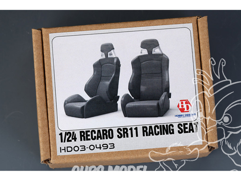 HobbyDesign Amélioration HD03-0493 Siége Recaro SR11 Racing 1/24