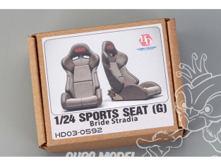 HobbyDesign Amélioration HD03-0592 Siége Sport Bride Stradia 1/24